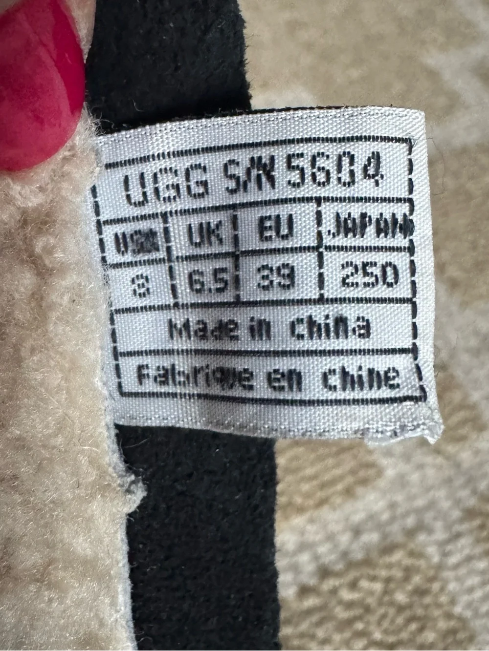 UGG Endell Suede Shearling Moto Biker Harness Boots Black Size 8